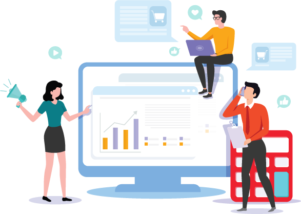 Business growth vector